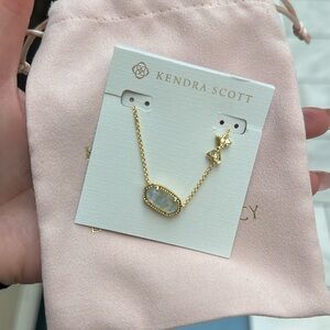 COPY - Kendra Scott x Love Shack Fancy Elisa necklace choker Blue Romance Bloom…